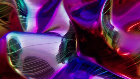 Liquid glass effect motion background loop animated Stock Footage 322507836
