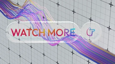 Liquid Glass Watch More Button Stock Footage 312503692