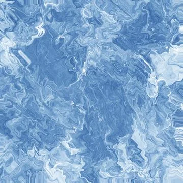 Liquid glass wavy marble pattern.  Film for stained glass Stock Illustration