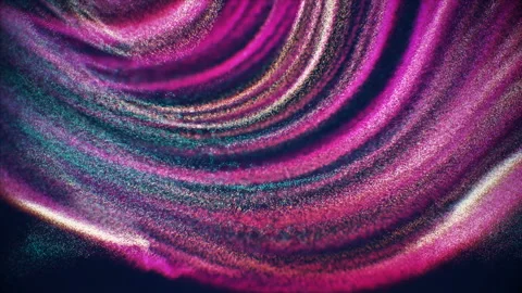 Liquid glowing multicolor neon dust. Fluid animation. Vídeos de archivo 112112854