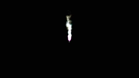 Liquid glowing multicolor neon dust. Fluid animation. Stock Footage 218276802