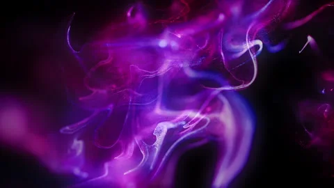 Liquid Glowing Particles Background Loop Video stock 197662198