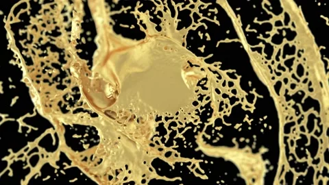 Liquid gold 40 Stock Footage 221016632