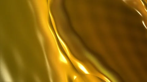 Liquid gold flowing texture in abstract style, luxurious background concept Stock Footage 342788337