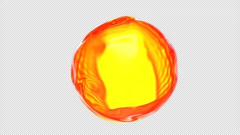 Liquid Gold ,Gold Splash In Sphere Shape Vidéo 230941409