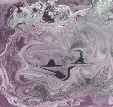 Liquid gold marbled pattern. Beige background Stock Illustration