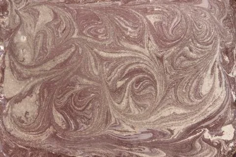 Liquid gold marbled pattern. Beige background Stock Photos