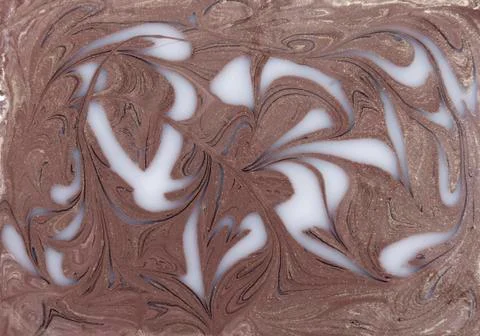 Liquid gold marbled pattern. Beige background Stock Photos