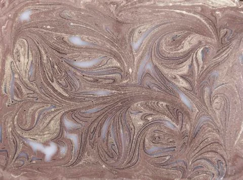 Liquid gold marbled pattern. Beige background Stock Photos