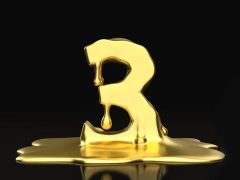 Liquid gold number three Stock Illustration