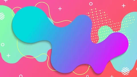 Liquid Gradient background continuously zoom scale animation motion graphic Stock Footage 110779487