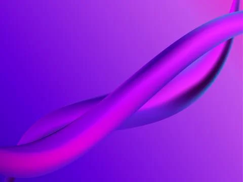 Liquid gradient tentacles, modern abstract background, poster design. Dynamic Stock Illustration