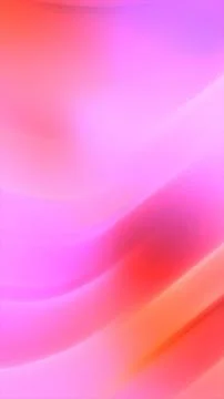 Liquid Gradient Wave. 3D Abstract Beautiful Bright Pink &amp; Purple flowing motion. Stock Illustration