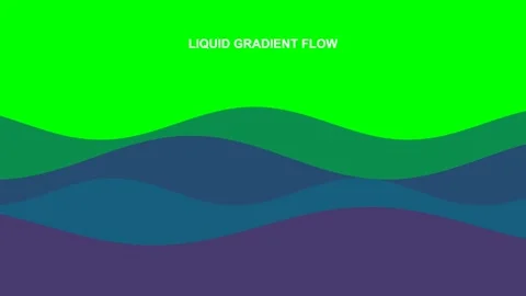 Liquid Gradient Wave Flow Animated Motion Graphic Concept Stock Footage 341323146