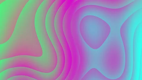 Liquid Gradient Wave Sawtooth Bulge Background Wavy Smooth Gradient Pink Stock Footage 186011315