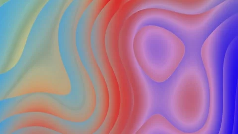 Liquid Gradient Wave Sawtooth Bulge Background Wavy Smooth Gradient Red Stock Footage 186013390