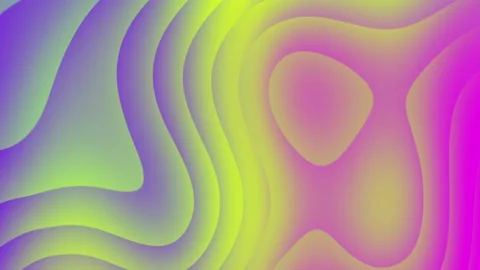 Liquid Gradient Wave Sawtooth Bulge Background Wavy Smooth Gradient Yellow Stock Footage 186015005