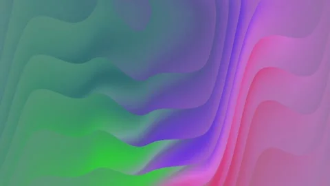 Liquid Gradient Wave Sawtooth Cross Displacement Red Liquid Pattern Stock Footage 186018325