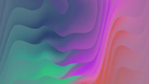 Liquid Gradient Wave Sawtooth Cross Wavy Smooth Gradient Orange Stock Footage 186019051