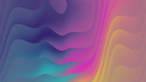 Liquid Gradient Wave Sawtooth Cross Wavy Smooth Gradient Yellow Liquid Stock Footage 186019562