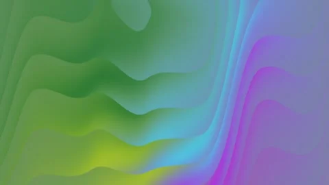 Liquid Gradient Wave Sawtooth Cross Displacement Background Wavy Green Liquid Stock Footage 186022531