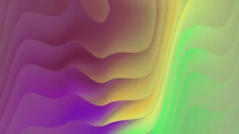 Liquid Gradient Wave Sawtooth Smooth Gradient Sky Liquid Pattern Stock Footage 186021150