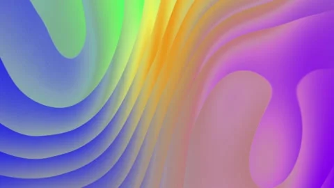 Liquid Gradient Wave Sawtooth Turbulent Background Wavy Smooth Orange Stock Footage 186027930