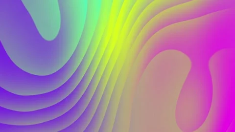 Liquid Gradient Wave Sawtooth Turbulent Background Wavy Smooth Yellow Stock Footage 186028798