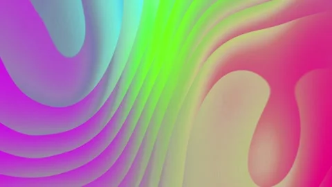 Liquid Gradient Wave Sawtooth Turbulent Background Wavy Smooth Gradient Green Stock Footage 186028931