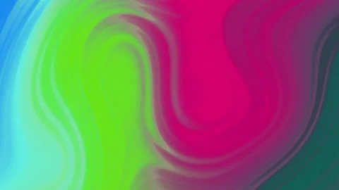 Liquid Gradient Wave Sawtooth Turbulent Smoother Gradient Green Liquid Pattern Stock Footage 186042246