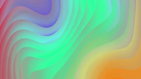 Liquid Gradient Wave Sawtooth Twist Background Wavy Smooth Gradient Sky Stock Footage 185997054