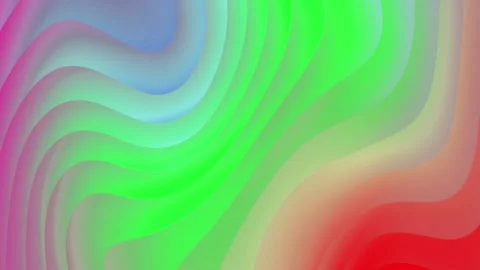 Liquid Gradient Wave Sawtooth Twist Background Wavy Smooth Gradient Green Stock Footage 185997114