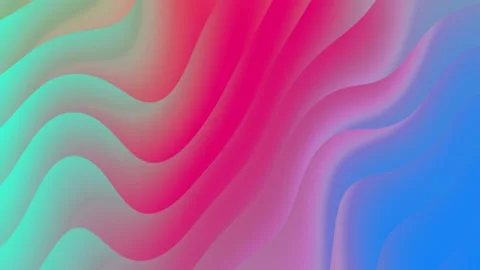 Liquid Gradient Wave Sawtooth Twist Smoother Stock Footage 186000486