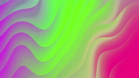 Liquid Gradient Wave Sawtooth Twist Smoother Background Wavy Smooth Green Stock Footage 186011141