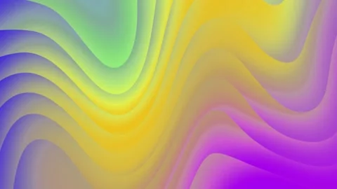 Liquid Gradient Wave Sawtooth Twist With of Butter Waves Stock Footage 186061344