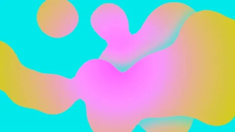 Liquid Gradients Video for You Presentation, colorful bubble animations Stock Footage 132730744