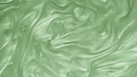 Liquid green motion organic background. Shine glitter fluid Stock Footage 234540232