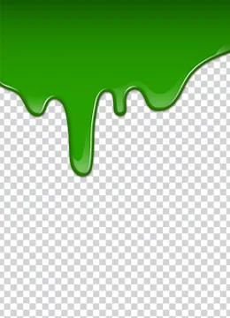 Liquid green paint. Splashes and smudges. Slime vector illustration. 스톡 일러스트
