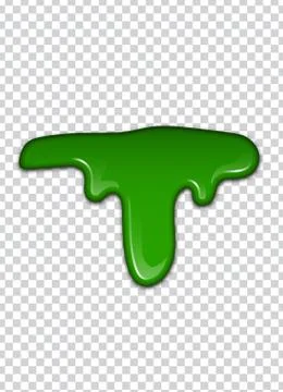 Liquid green paint. Splashes and smudges. Slime vector illustration. 스톡 일러스트