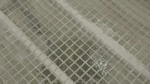 Liquid gurgles behind the bars, fermentation Stock Footage 270539209