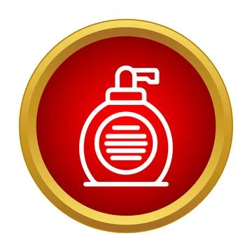 Liquid hand soap dispenser pump icon illustration 스톡 일러스트