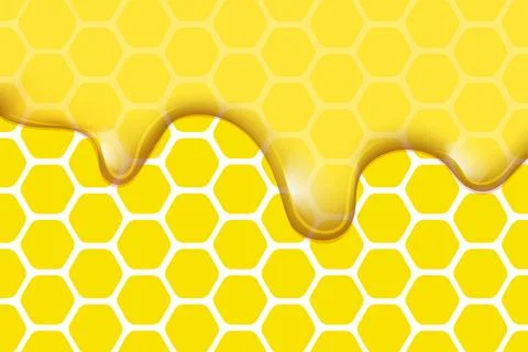 Liquid honey background Stock Illustration