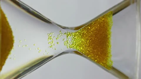 Liquid hourglass Stock Footage 11311222