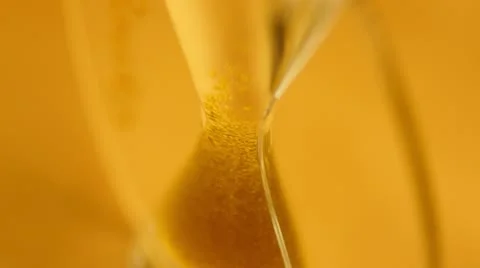 Liquid hourglass Stock Footage 11311692