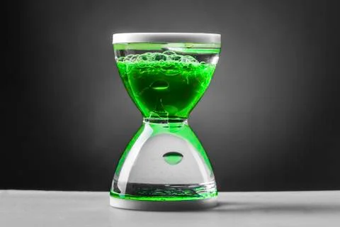 Liquid hourglass Stock Photos