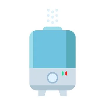 Liquid humidifier flat clipart vector illustration Stockillustratie
