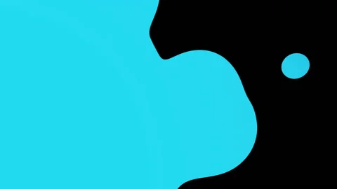 Liquid Ink Bubbles Shapes Splash Motion Flow Explosion Animation Cartoon Style Stock Footage 209959201