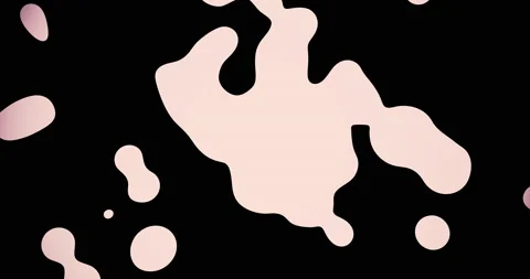 Liquid Ink Bubbles Shapes Splash Motion Flow Explosion Animation Cartoon Style Stock Footage 209966240