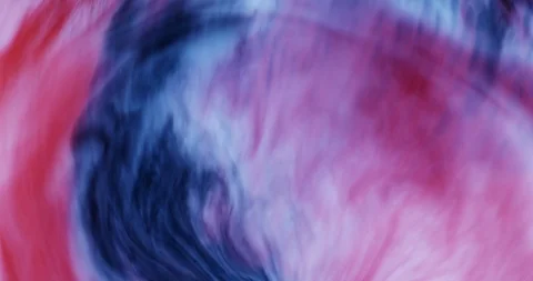 Liquid ink colors blending Stock Footage 88386885