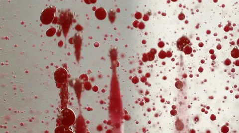 Liquid ink drips 01 Stock Footage 61711898